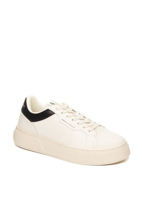 White leather sneaker ARMANI EXCHANGE | XUX236XV906-K001